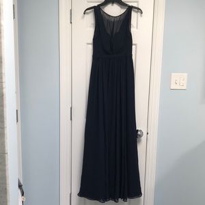 Jenny Yoo Vivienne Navy Bridesmaid Dress Size 4